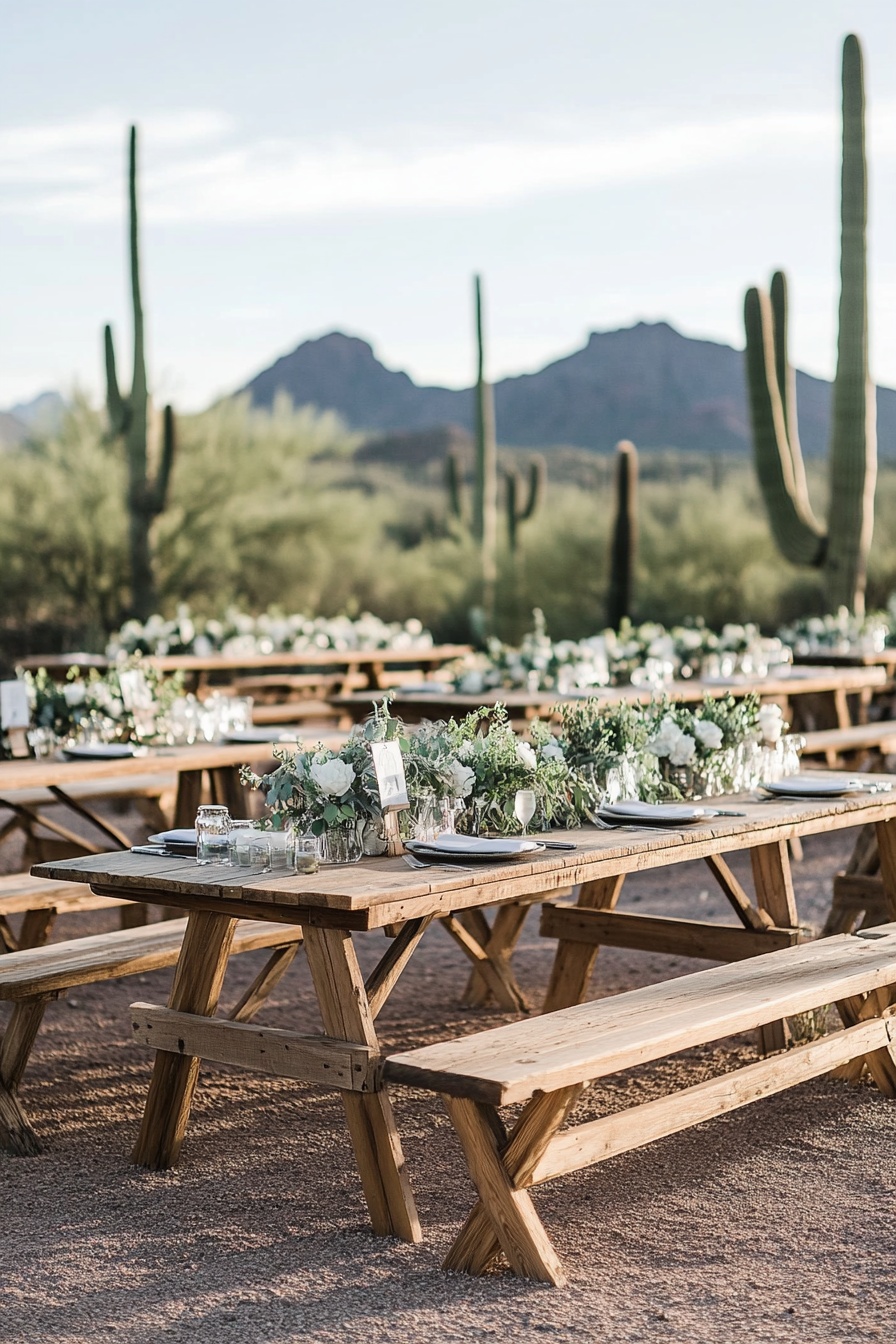 Reception in a Stunning Desert Setting