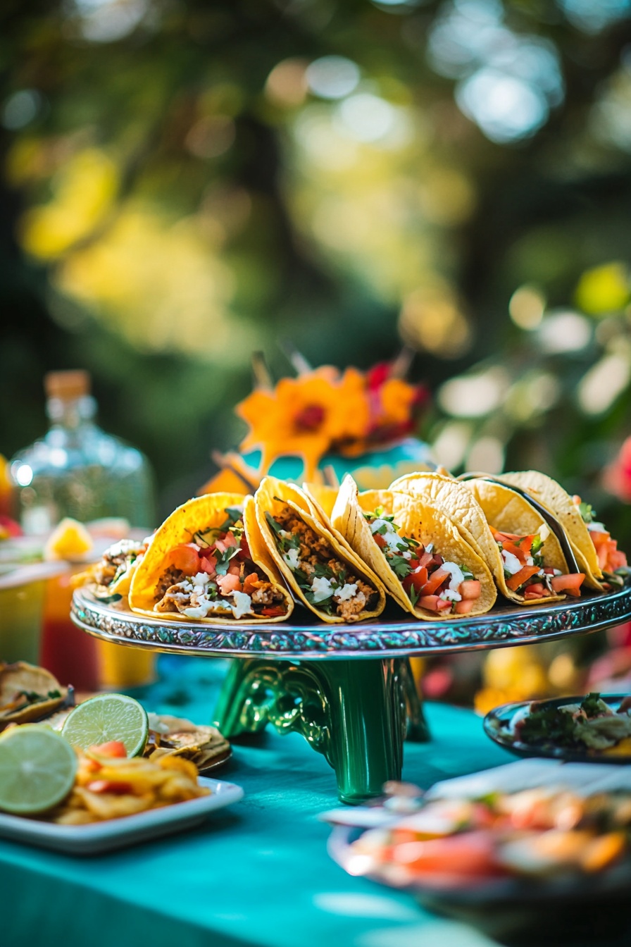 Traditional Mexican Wedding Tacos
