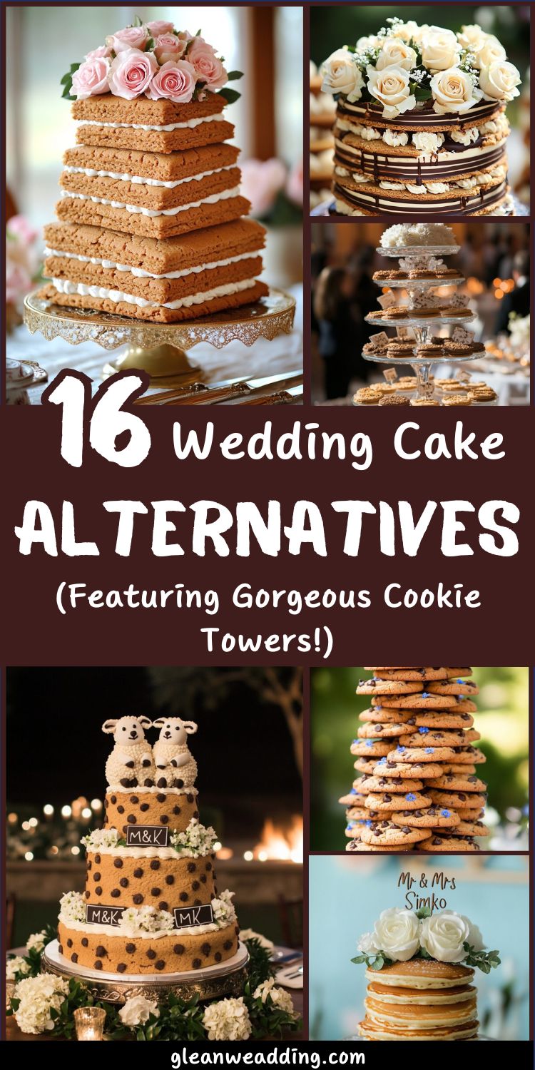 16 Wedding Cake Alternatives (Featuring Gorgeous Cookie Towers!)