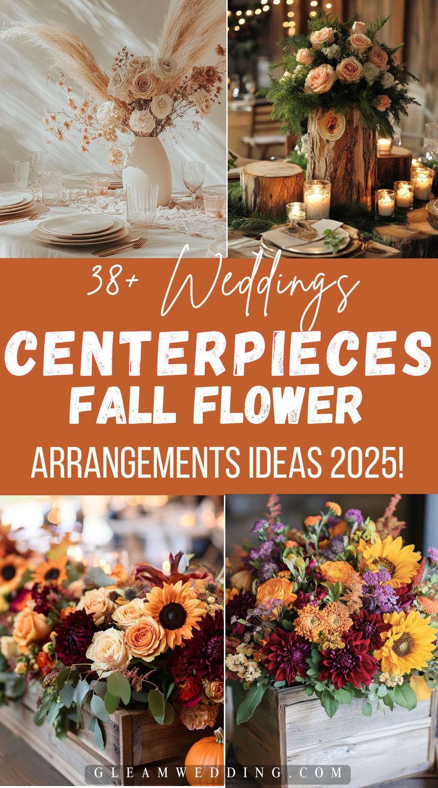 38+ Wedding Centerpieces Fall Flower Arrangements Ideas