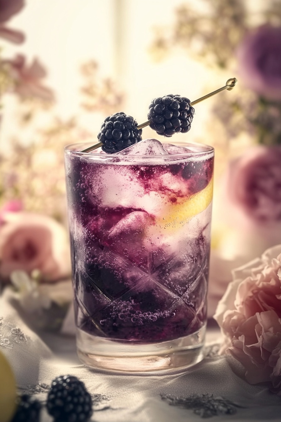 Blackberry & Lemon Gin Fizz