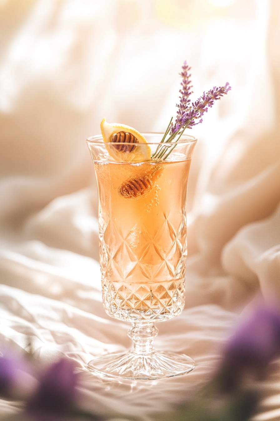 Honey Lavender Bee’s Knees Cocktail