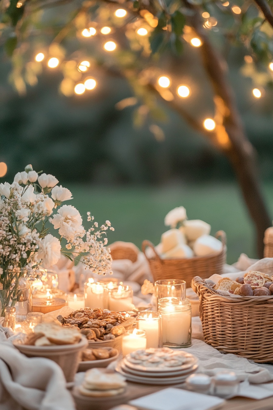 Candlelight and Sweet Treats