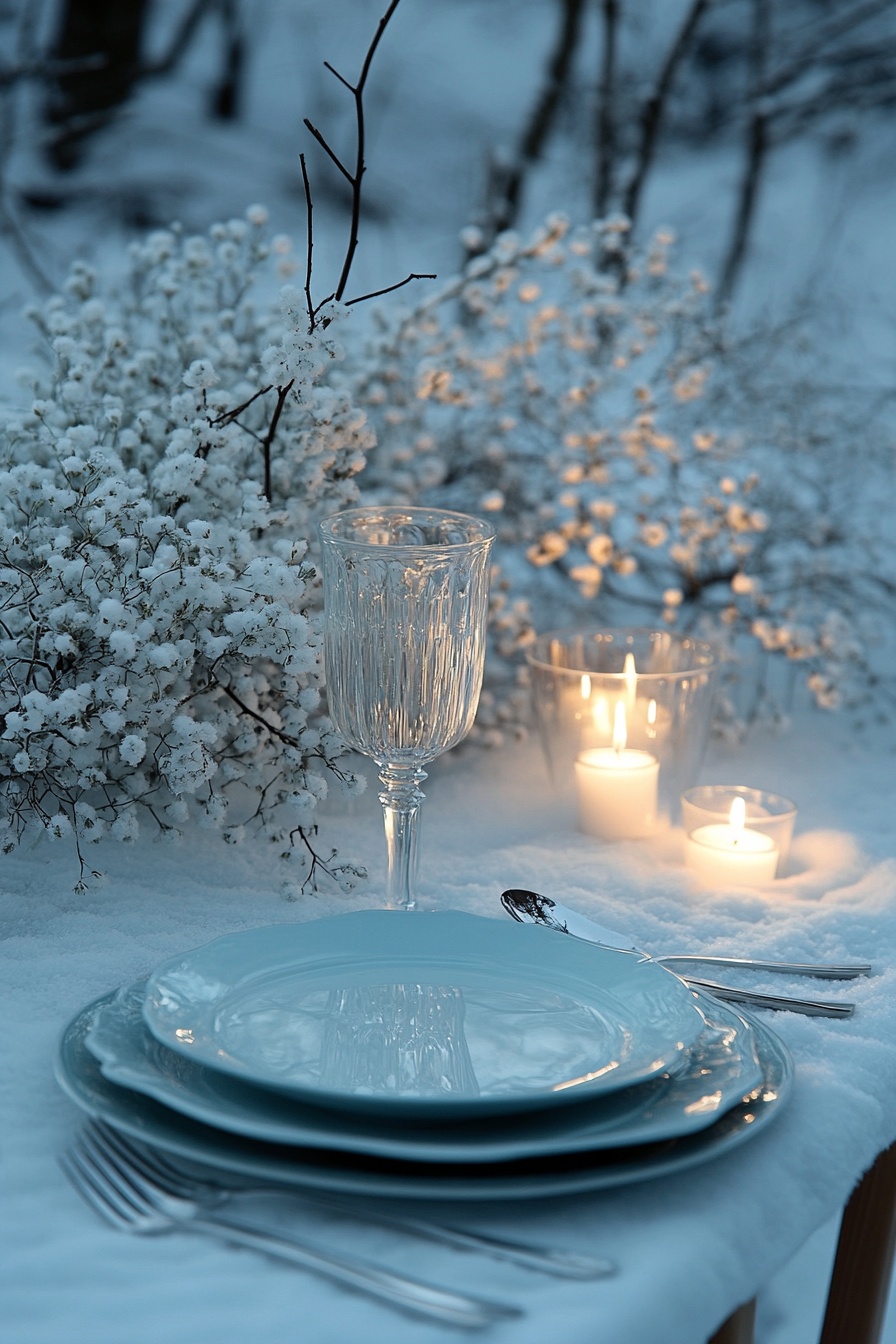 Winter Wonderland Dining Space