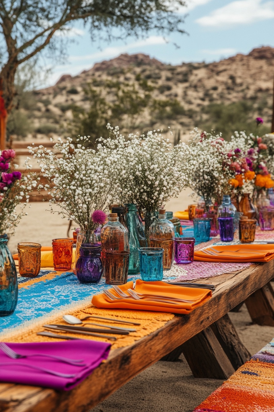 Bright, Bohemian Table