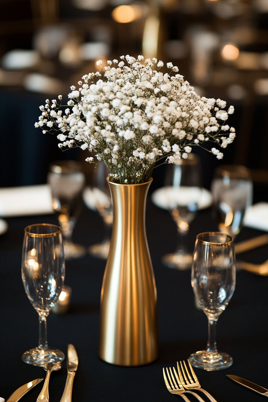 Formal Setting with Baby’s Breath