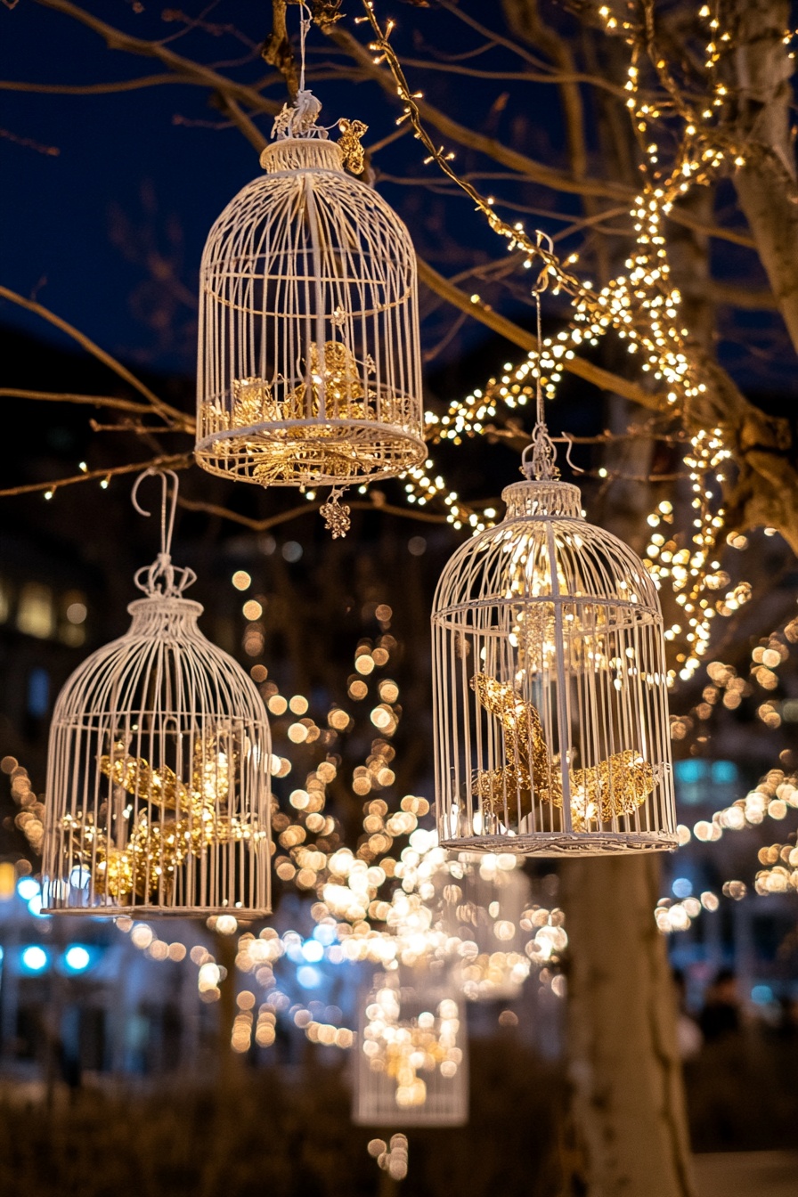 Magical Hanging Birdcages