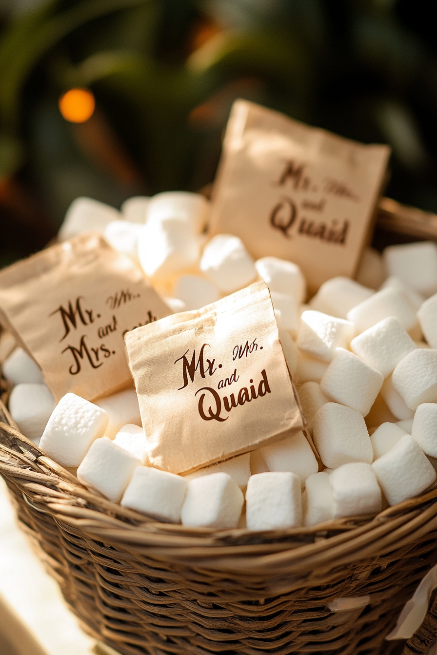 Bags with Marshmallow Treats
