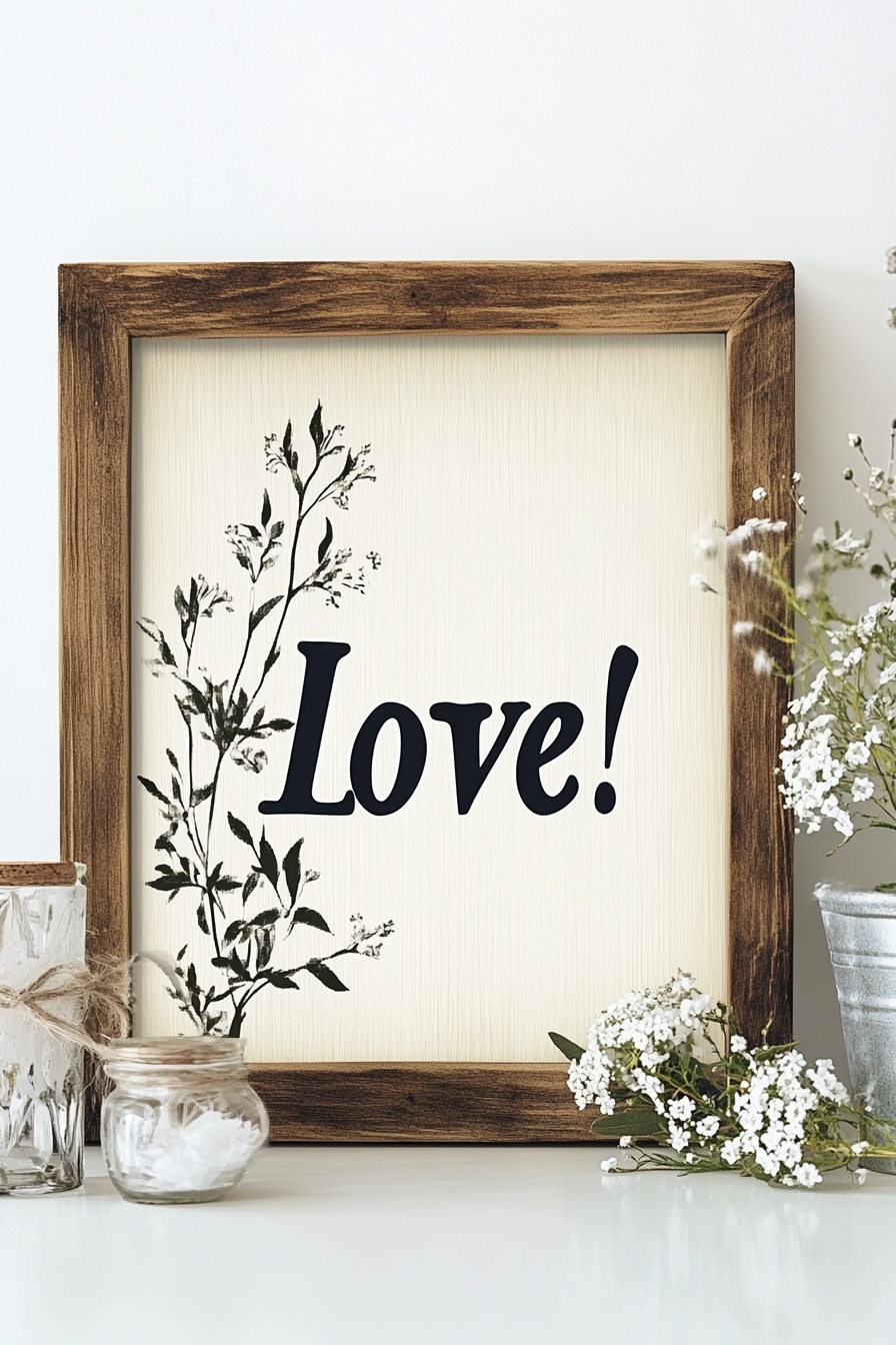 Botanical Love Wall Art