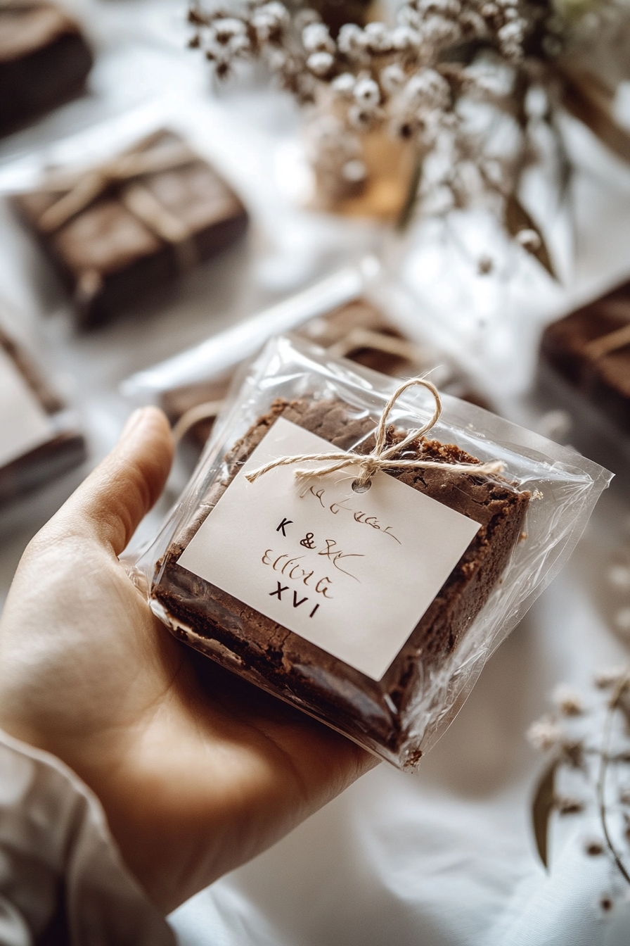 Brownie Treats with Custom Tags