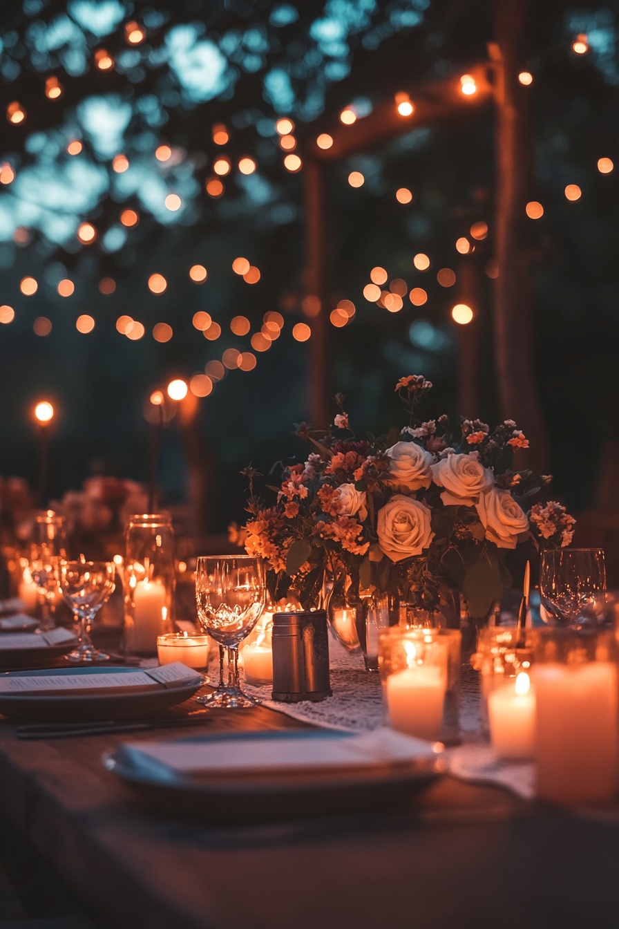 Candlelit Dinner Under the Stars