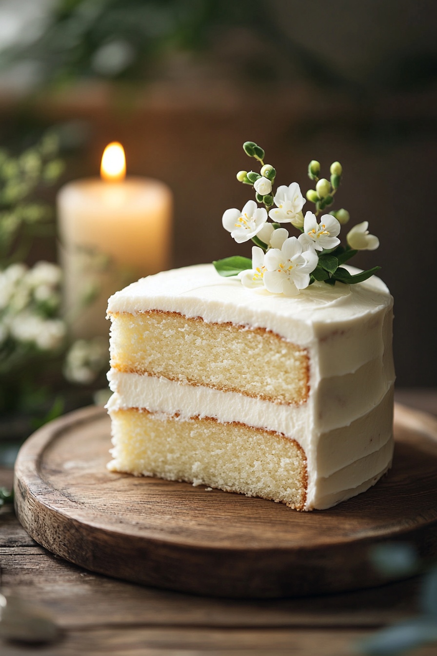 Classic Vanilla Wedding Cake