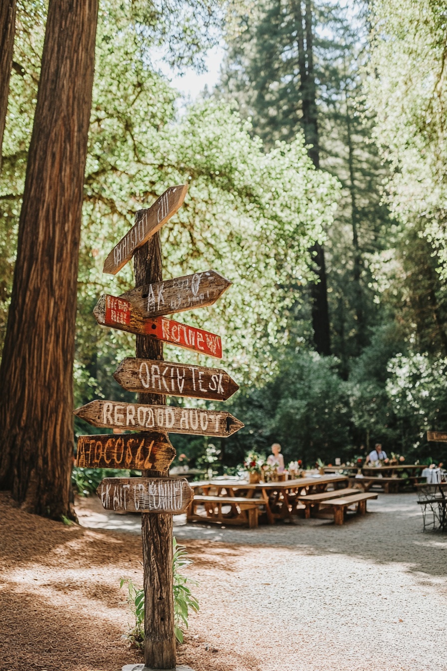 Vintage-Inspired Signpost