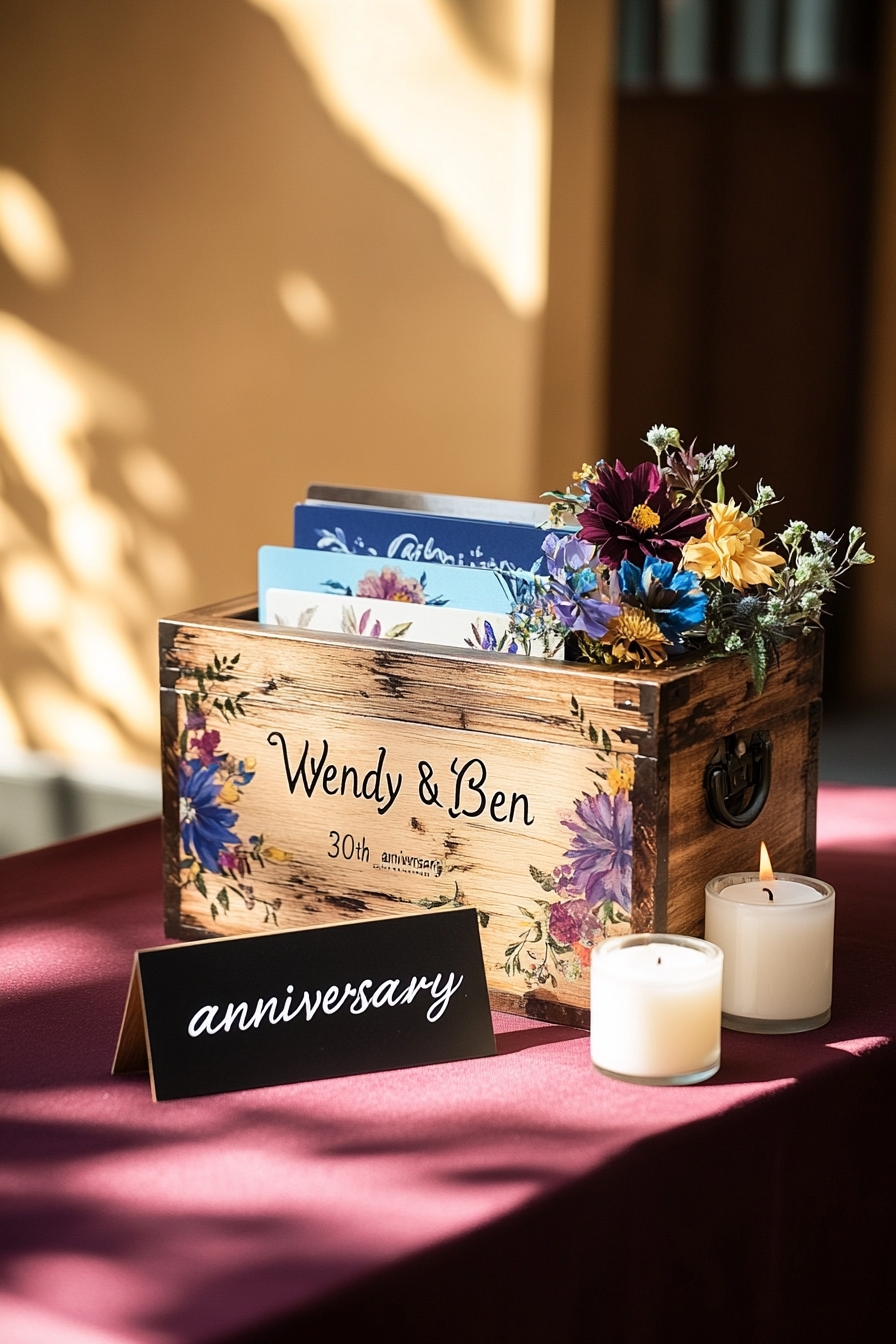 Card Box for an Anniversary