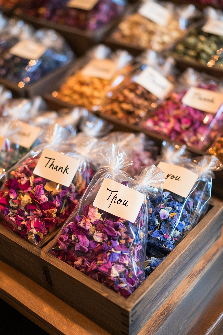 Colorful Wedding Petal
