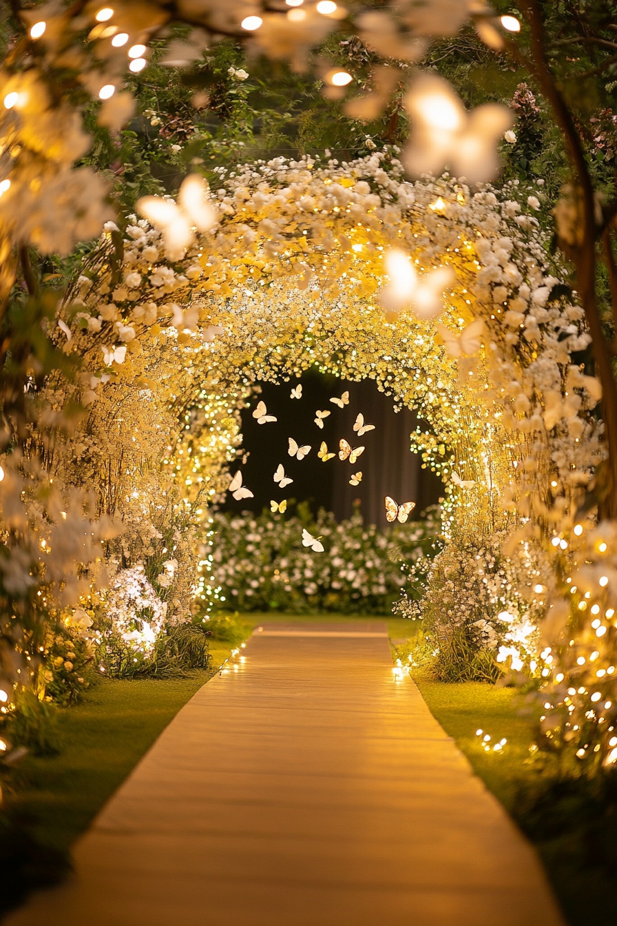 Step Into an Enchanted Butterfly Tunnel