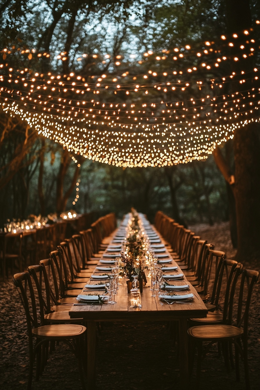 Dine Under a Canopy of Twinkling Lights