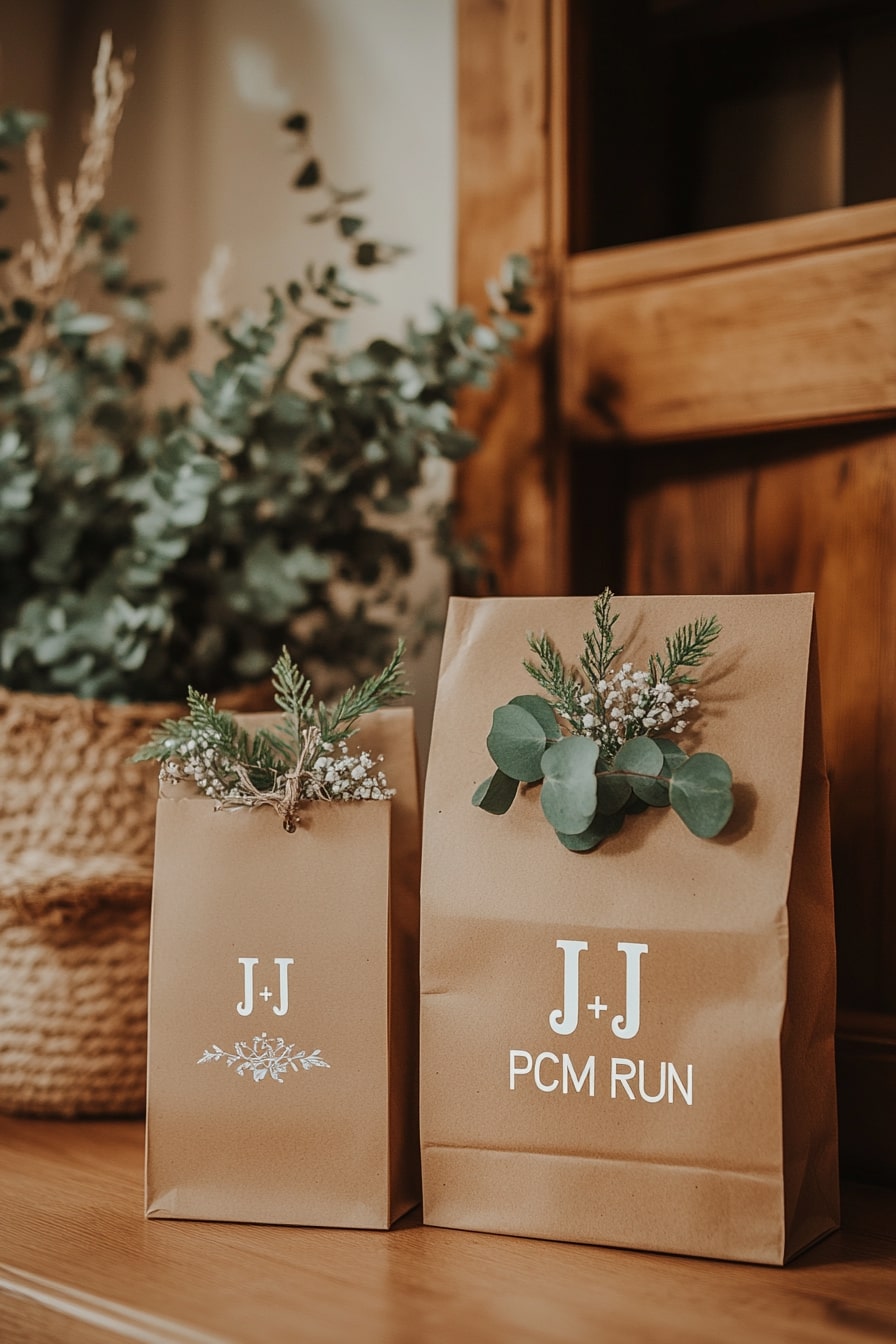 Festive Holiday Gift Bags
