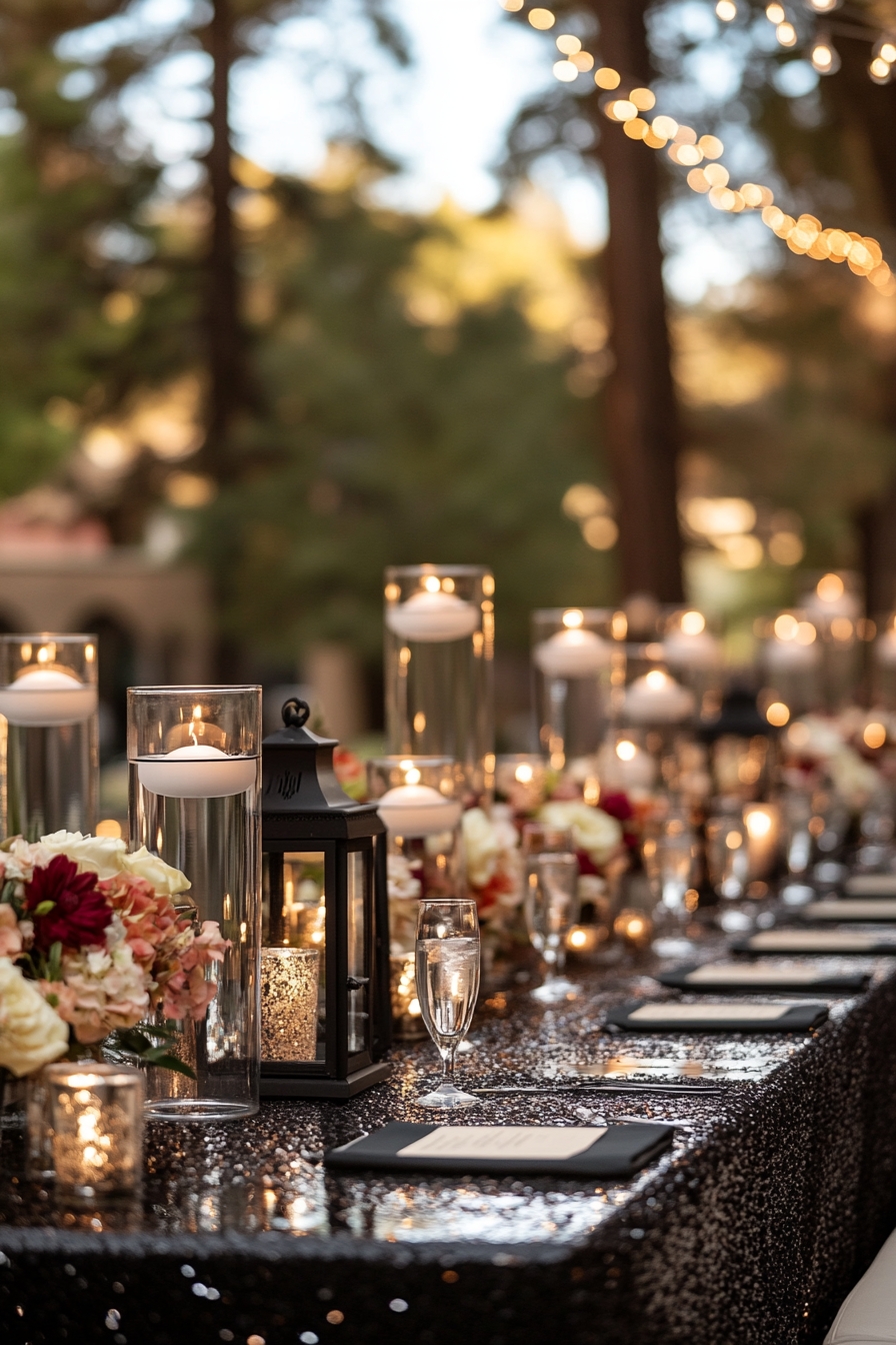Floating Candles and Flowers