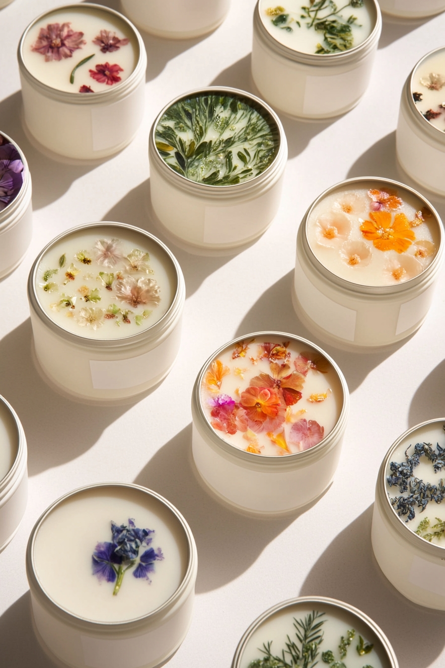 Floral-Infused Candles as Wedding Gifts
