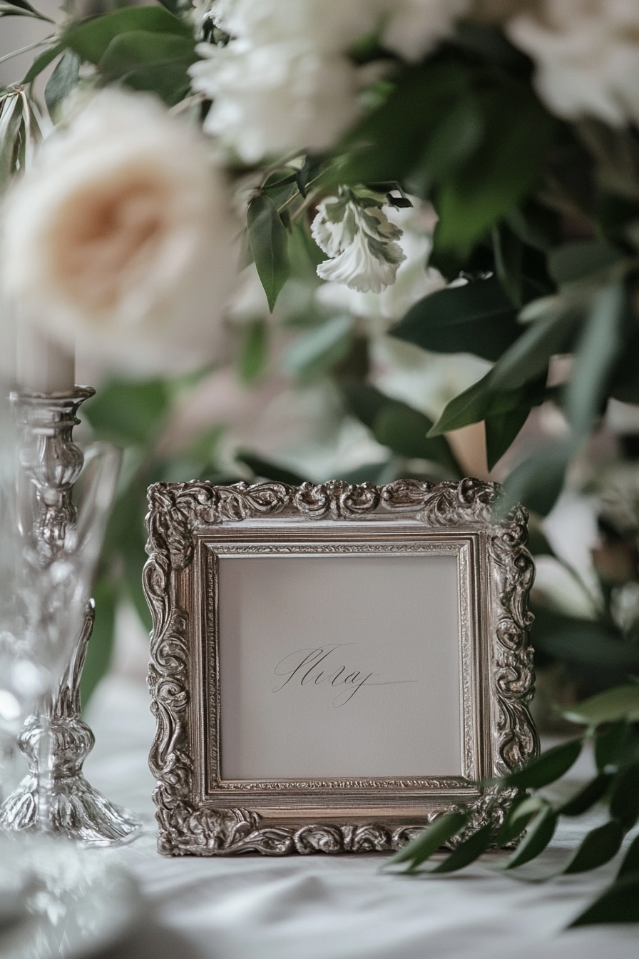 Framed Name Cards