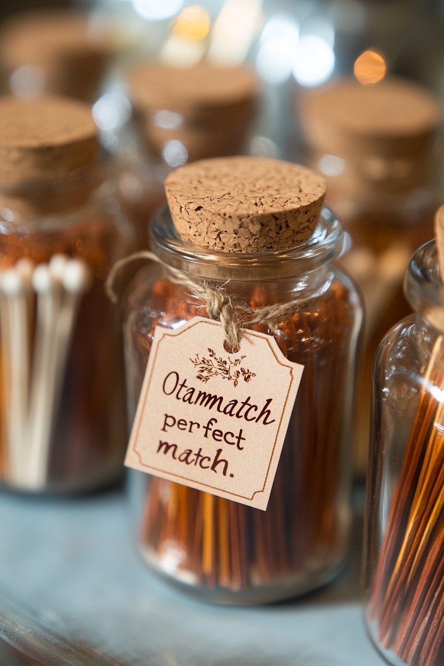 Glass Jar Favors for Weddings