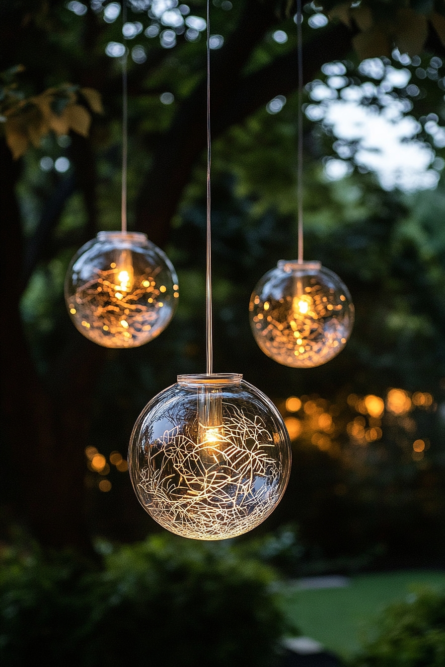 Glowing Glass Orbs