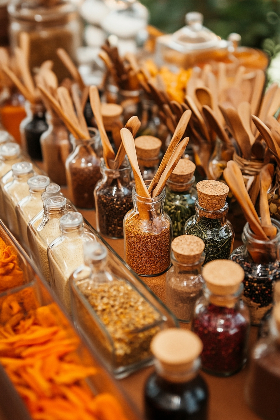 Herb and Spice Wedding Favor Station