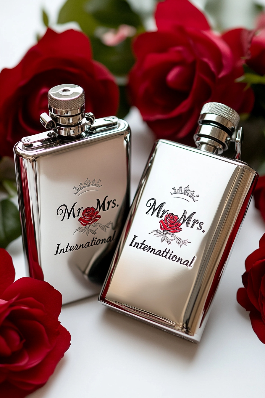 Mr. & Mrs. Wedding Flasks