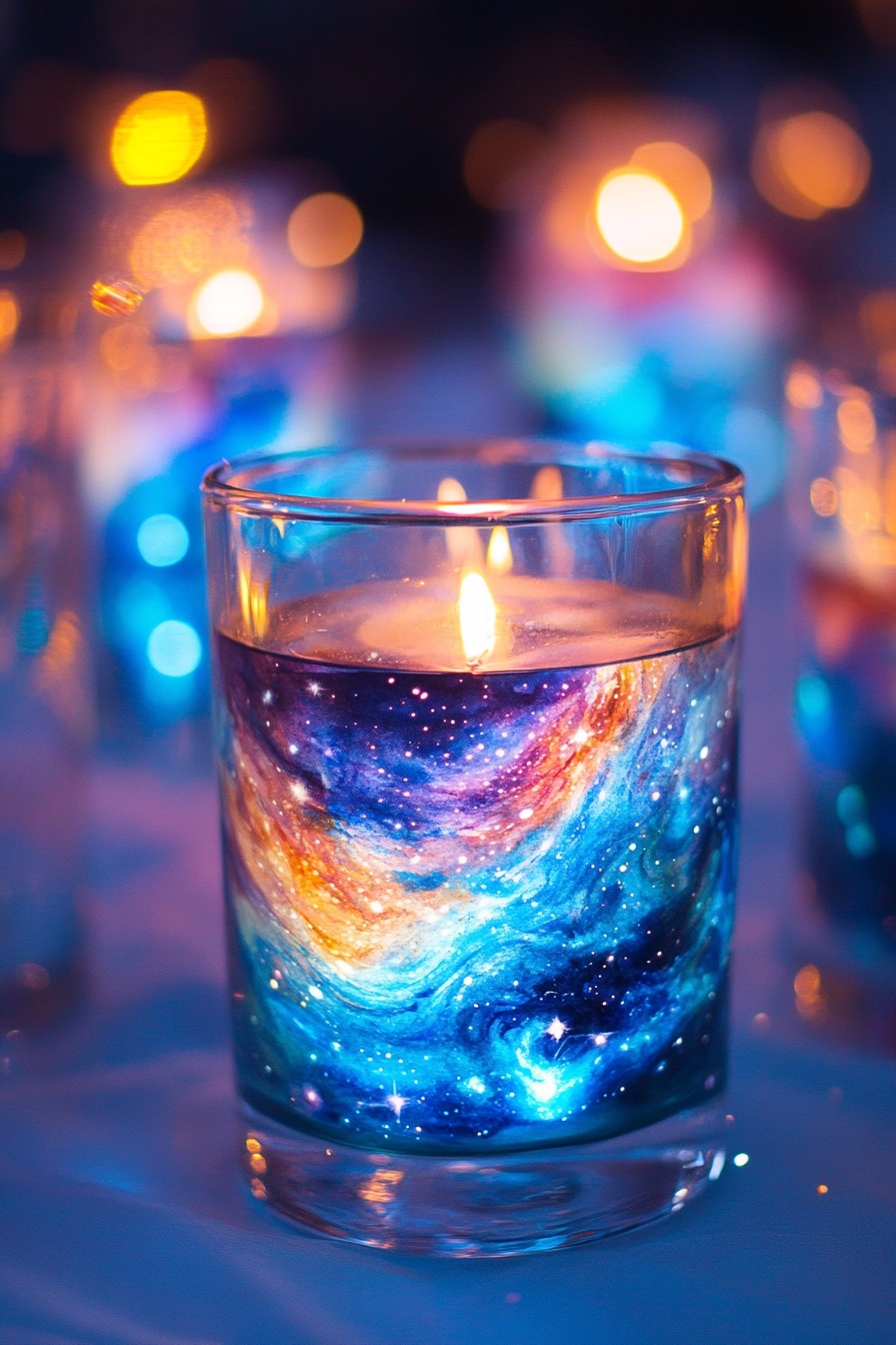 Celestial Dream with Starry Candles