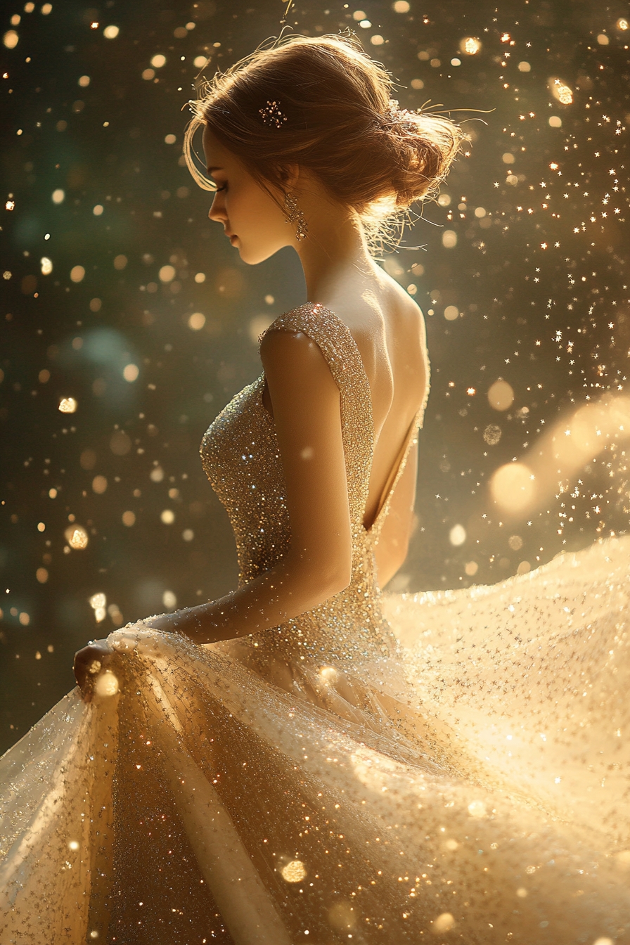 Shine Bright in a Glittering Evening Gown