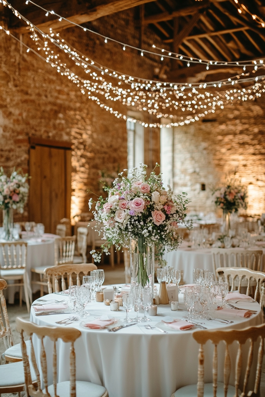 Soft Lighting and Lush Florals