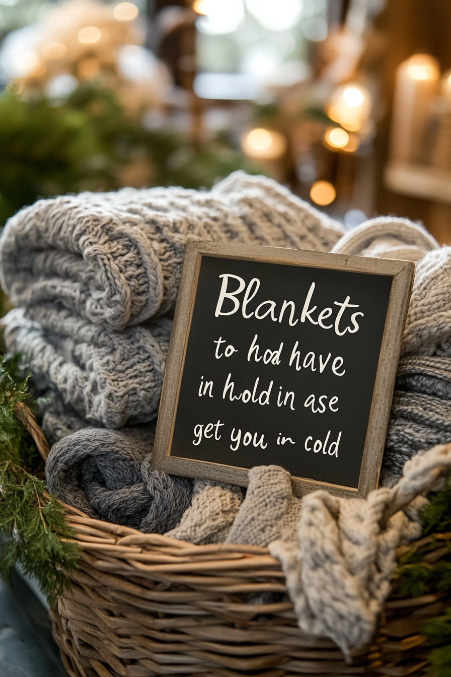 Stay Cozy with Blanket Favors