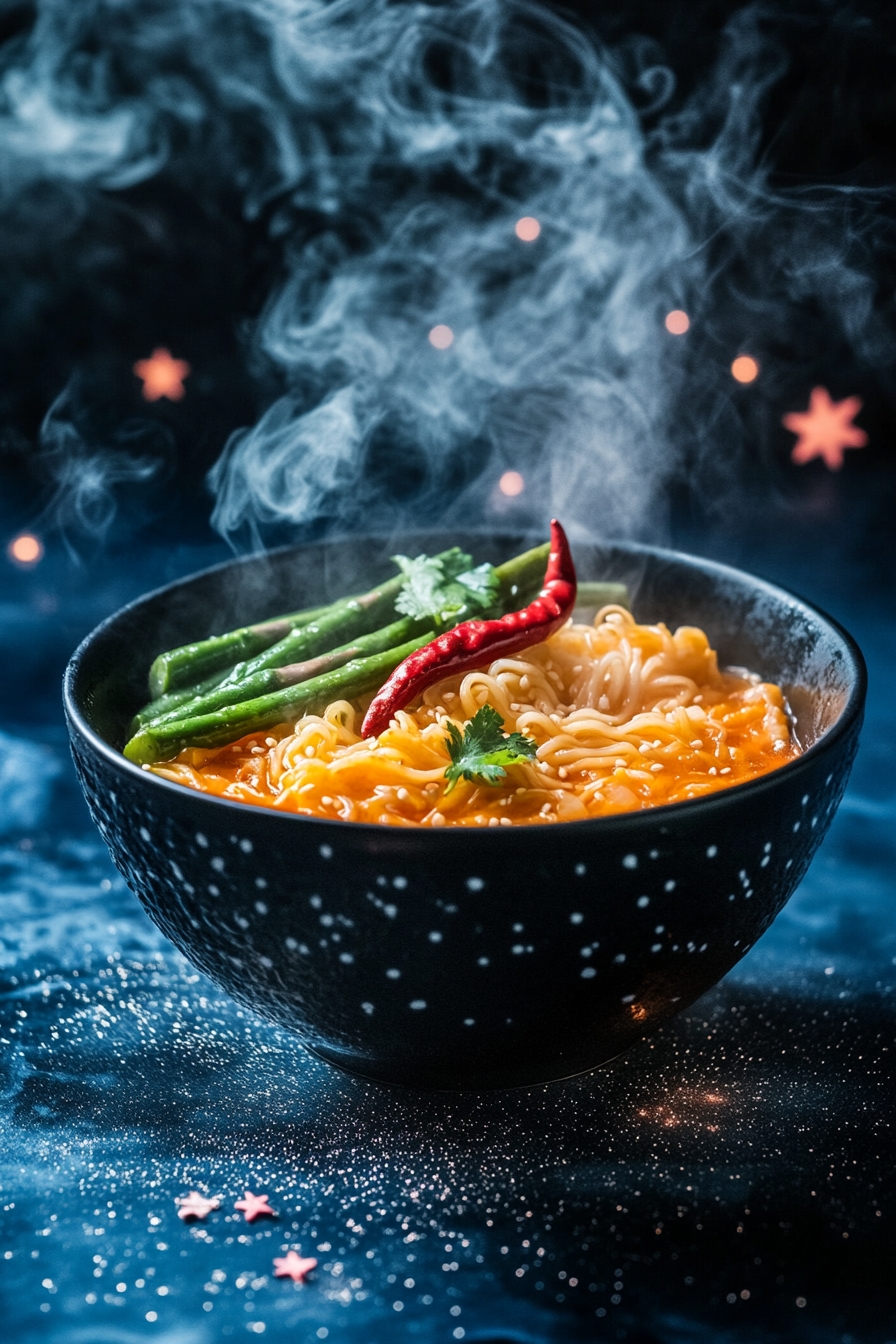 Steamy Bowl of Spicy Noodles