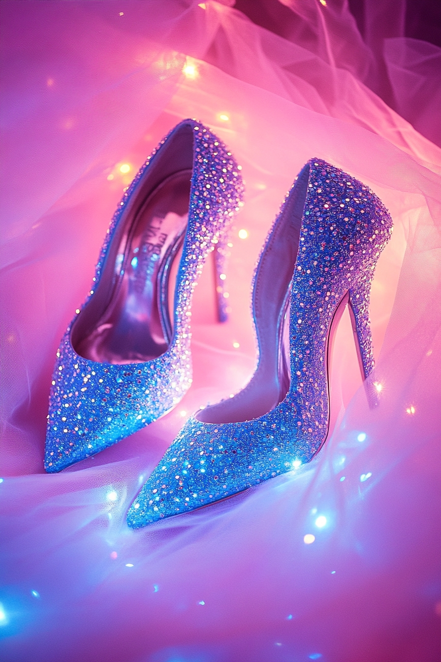 Stunning Glittering Heels