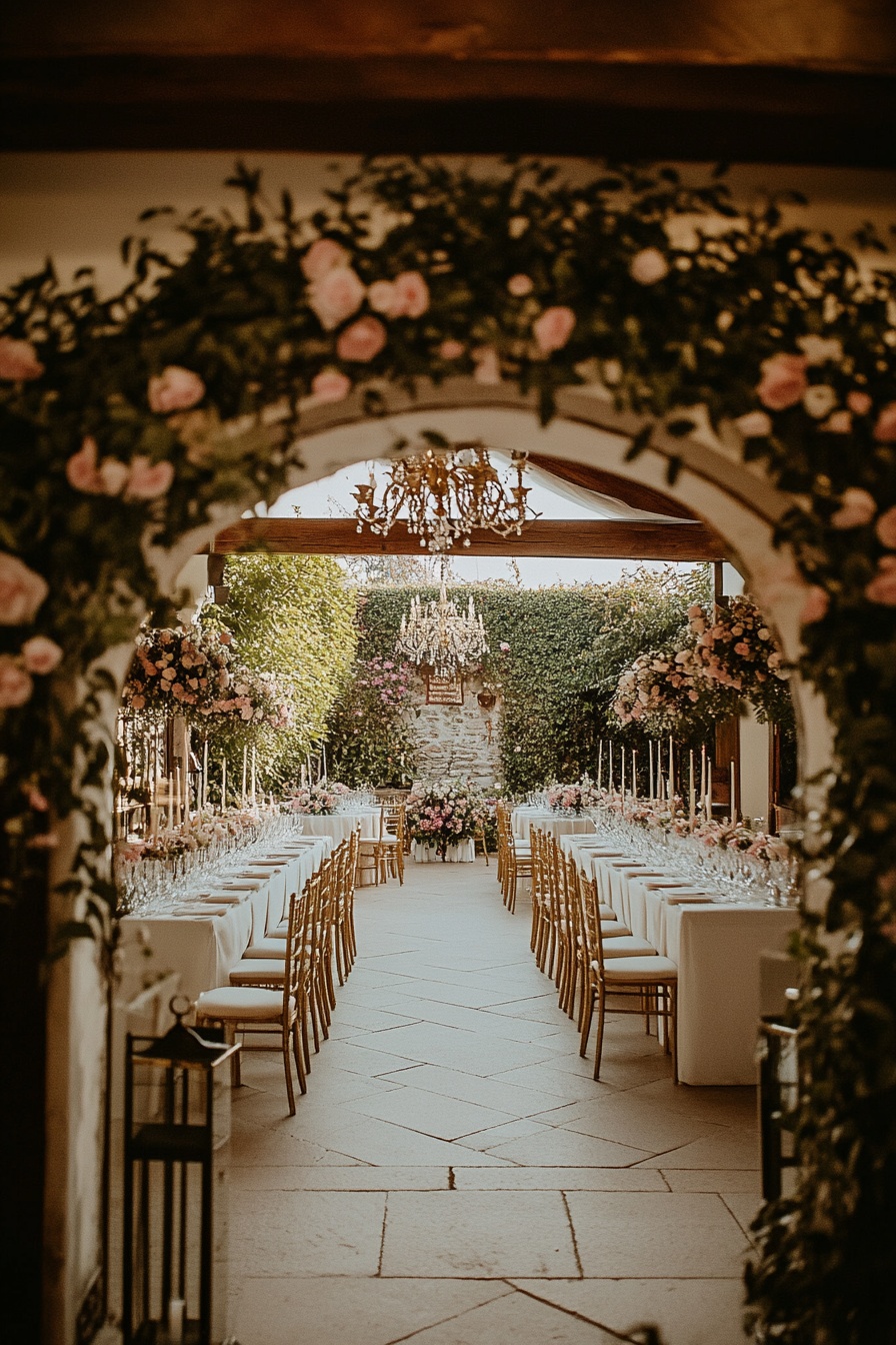 Reception Surrounded by Floral Beauty