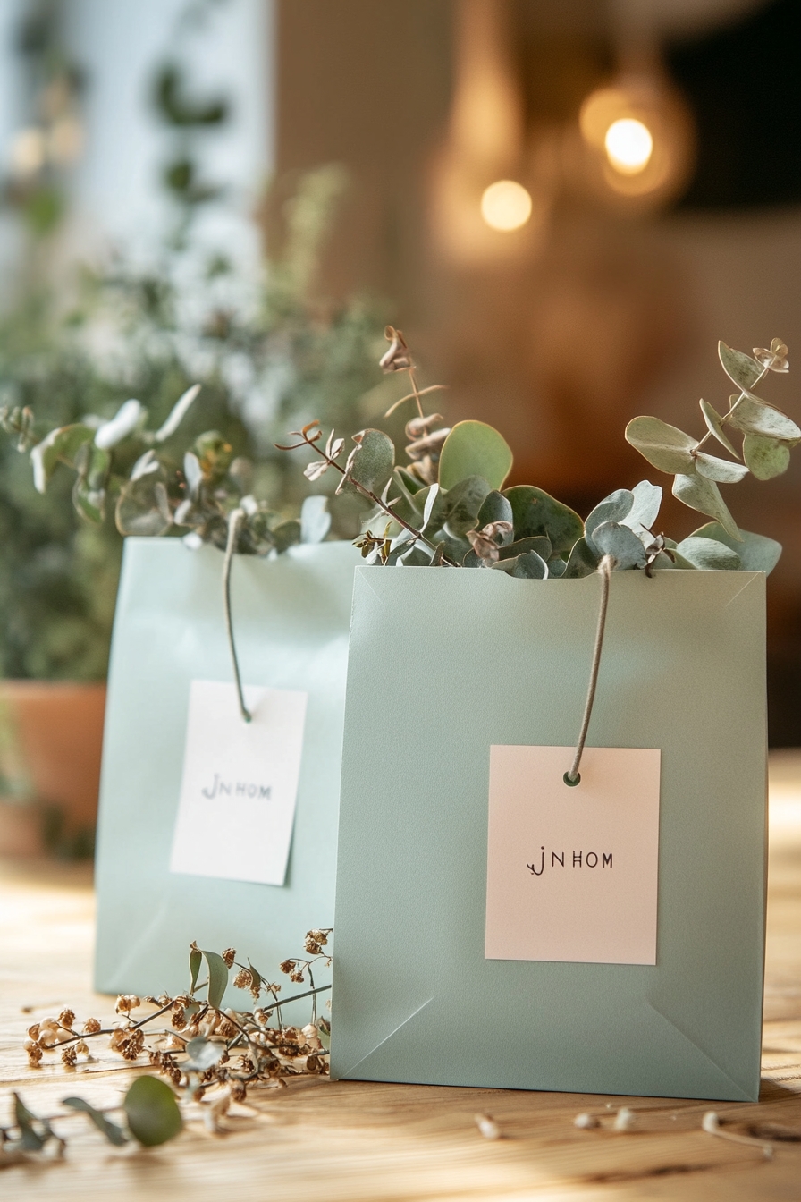 Wedding Favors in Soft Paper Bags
