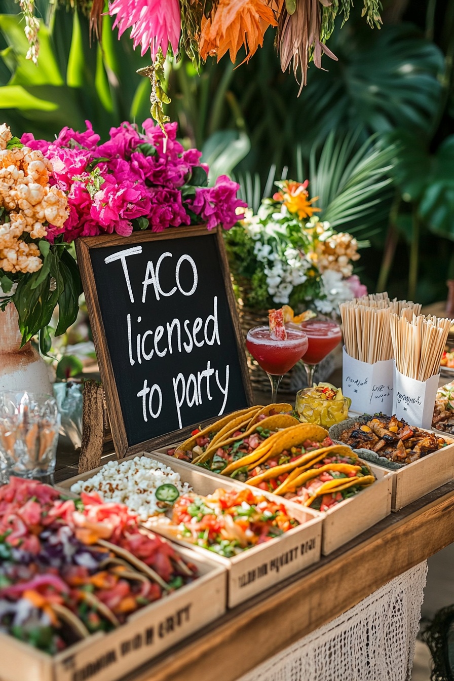 A Taco Fiesta for Your Wedding Reception