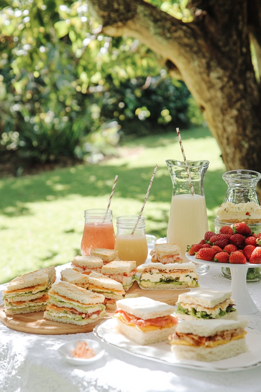 Sandwiches and Drinks for Your Wedding Reception