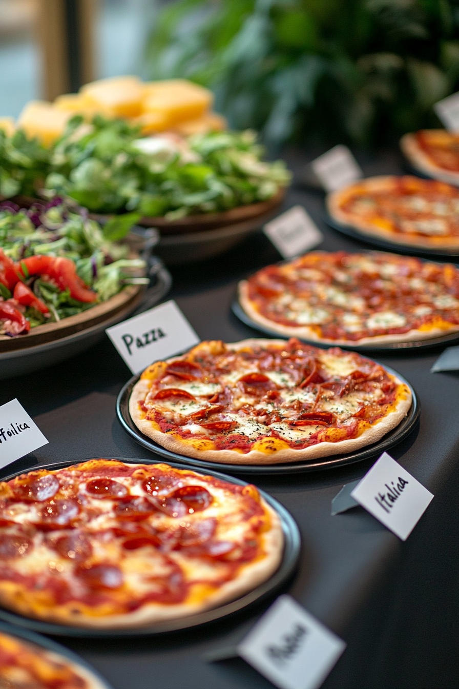 Gourmet Pizza and Fresh Salad