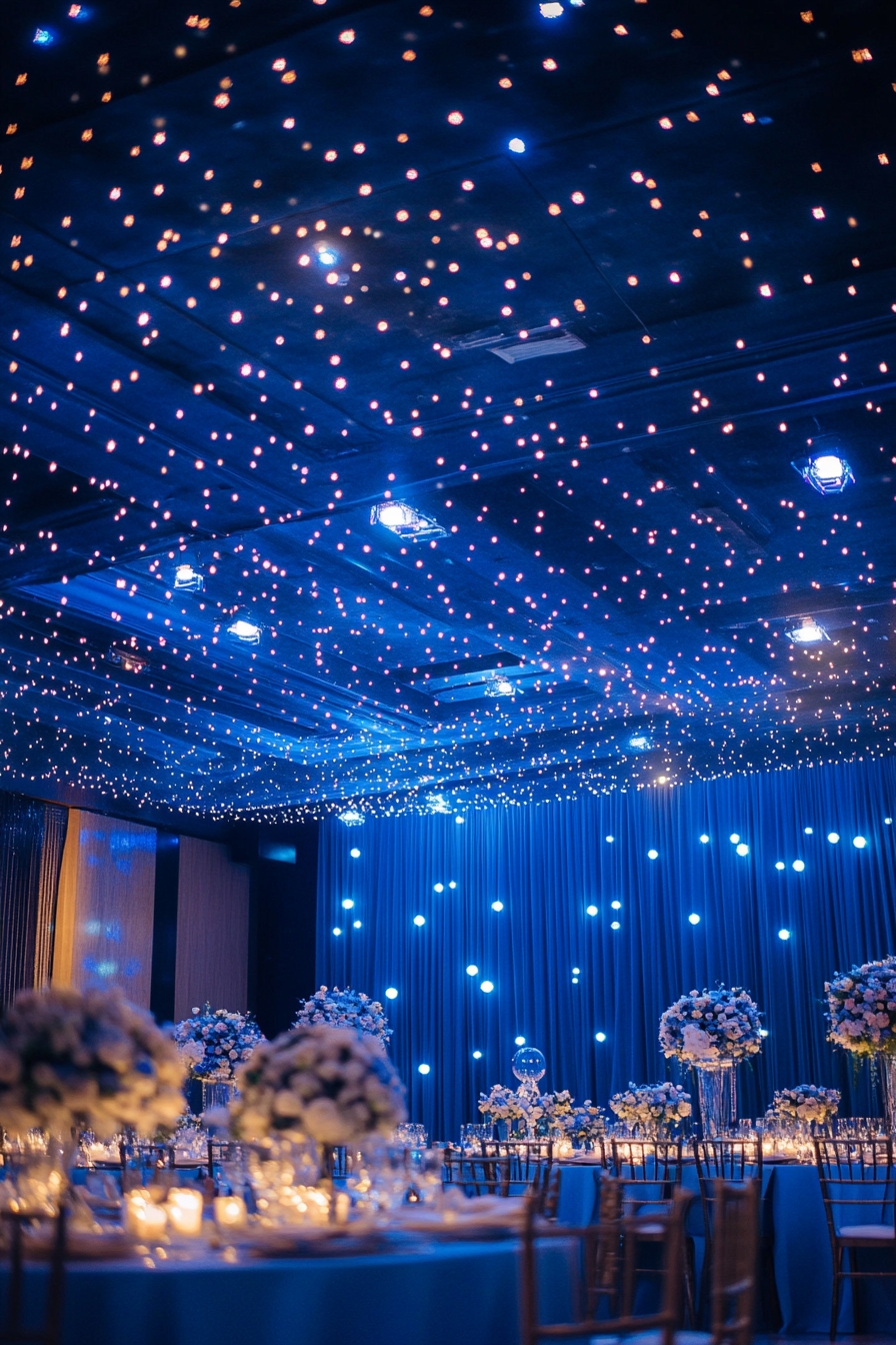 Wedding with a Stellar Starry Sky