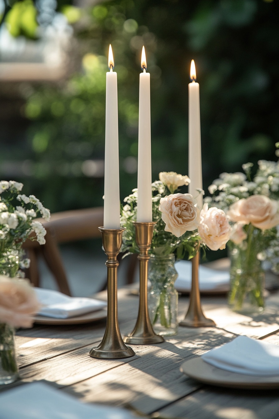  Tablescape Using Elegant Taper Candles