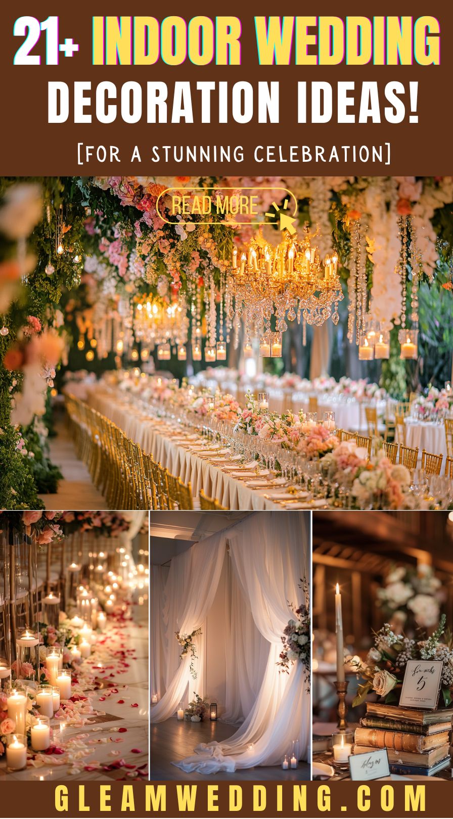 21+ Indoor Wedding Decoration Ideas for a Stunning Celebration!