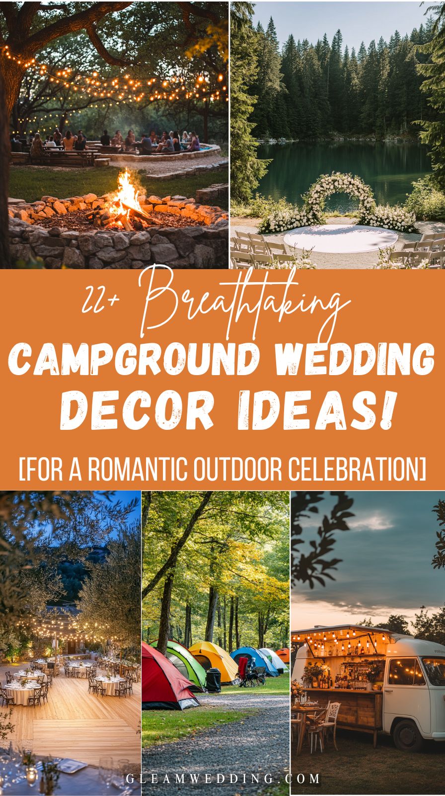 22 Campground Wedding Ideas