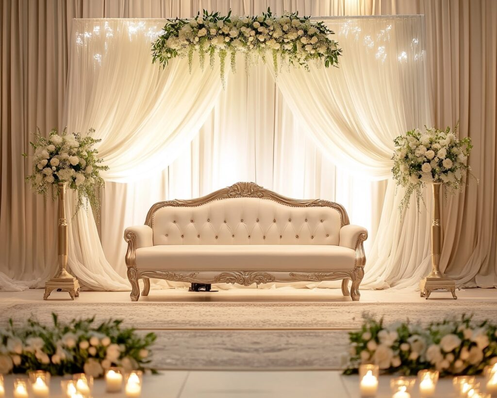 Ivory Wedding Stage
