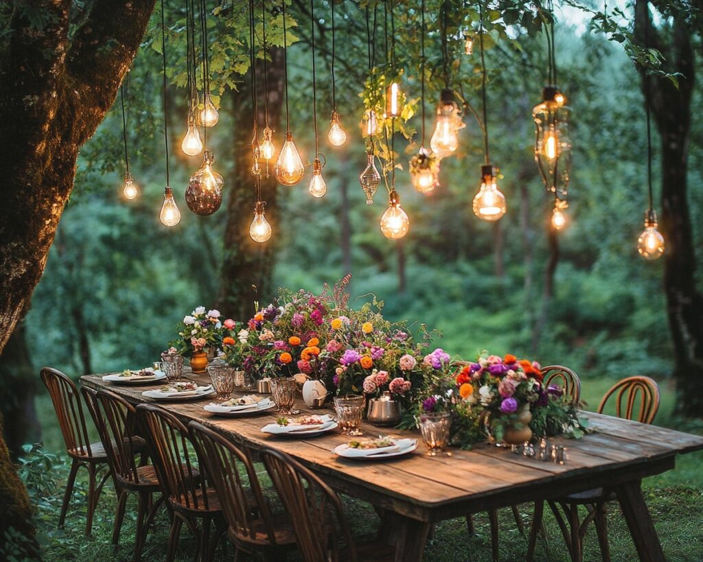 Vintage Bulbs and Wild Blooms