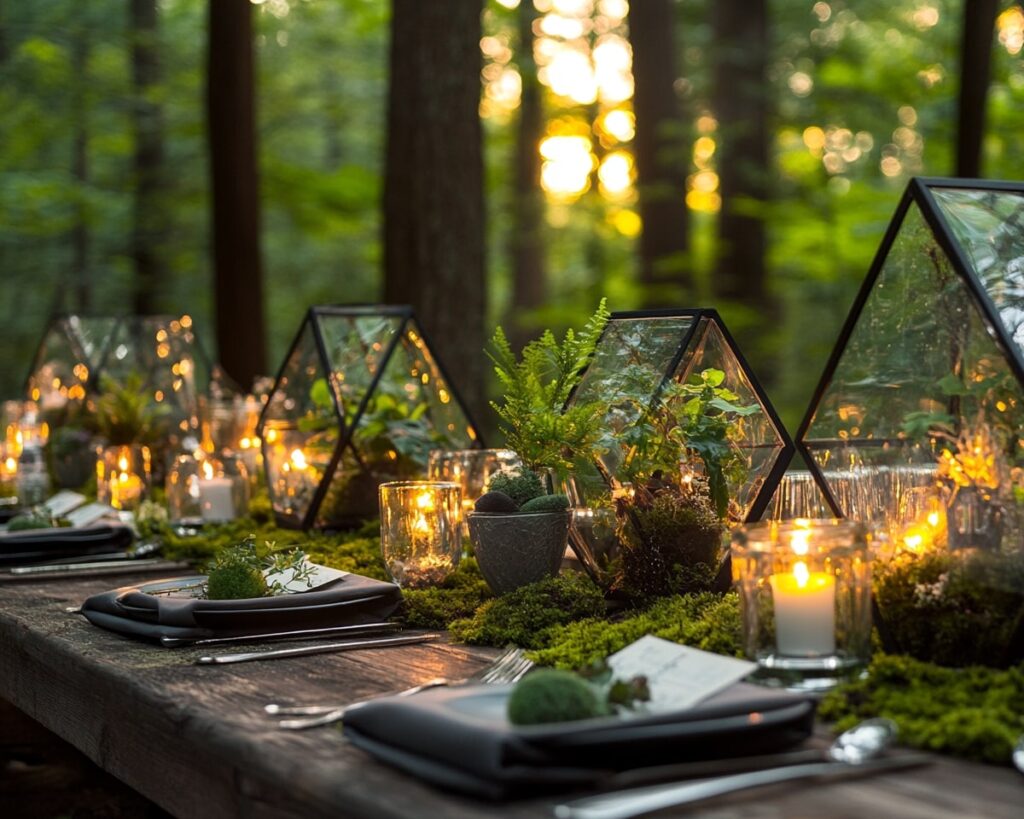 Geometric Glass Decor