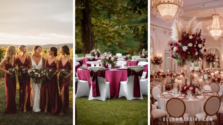 14 easy burgundy wedding theme ideas