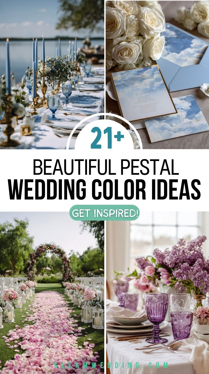 21 Pastel Wedding Color Ideas