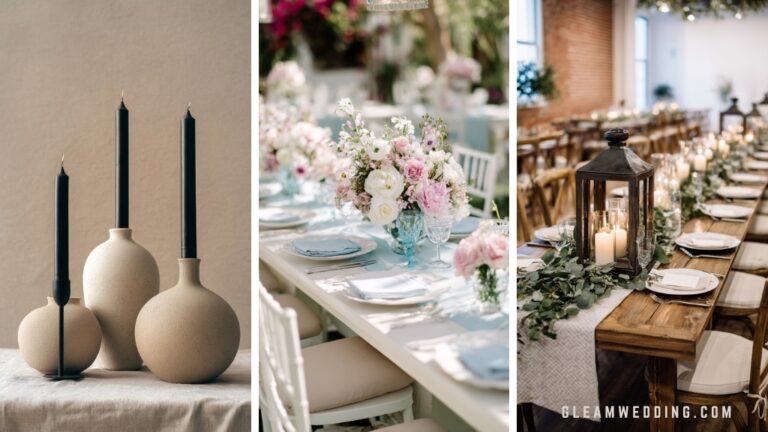21 minimalist wedding table decor ideas